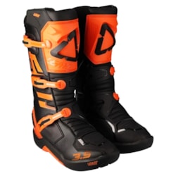 Bota Leatt Brace 3.5 Preto Laranja