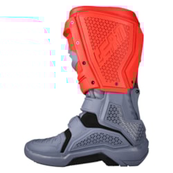 Bota Leatt Brace Gpx 5.5 Flexlock V22 Cinza Vermelho