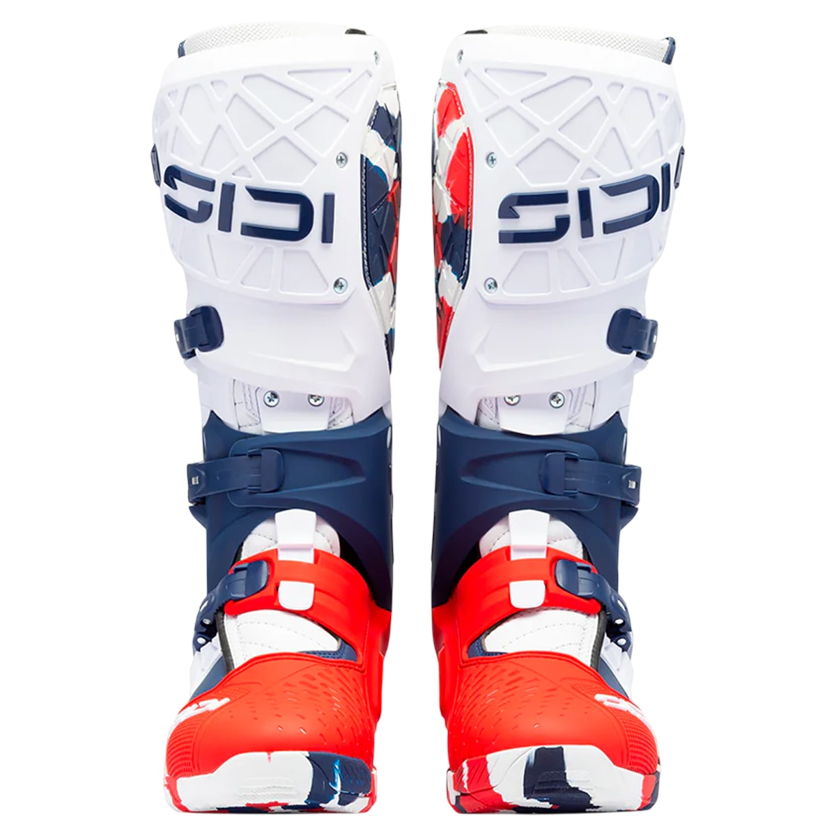 Segunda imagem do produto Bota Sidi Crossair X Branco Azul Vermelho