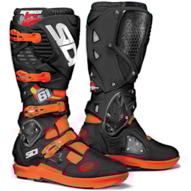 Bota Sidi Crossfire 3 Srs JP61 Limited Edition Preto Laranja Fluor