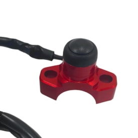 Segunda imagem do produto Botão Mata Motor Corona Vermelho