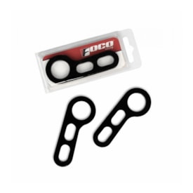 Segunda imagem do produto Brinco Moto Piercing Foco Racing Preto