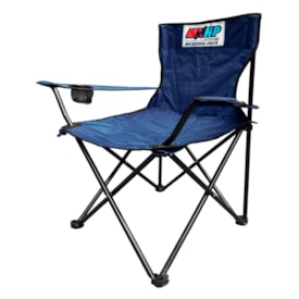 Cadeira Camping Dobrável Trilha Motocross Mxhp Azul