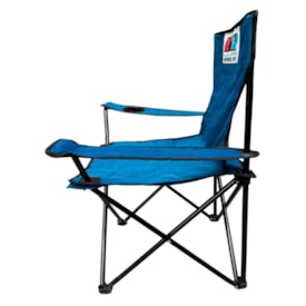 Segunda imagem do produto Cadeira Camping Dobrável Trilha Motocross Mxhp Azul Claro