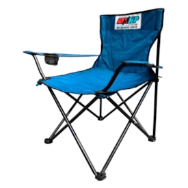 Cadeira Camping Dobrável Trilha Motocross Mxhp Azul Claro