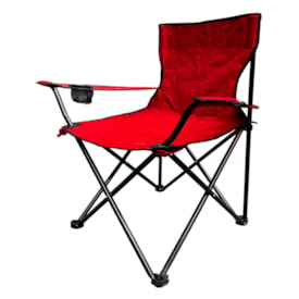 Cadeira Camping Dobrável Trilha Velocross Mxhp Vermelho