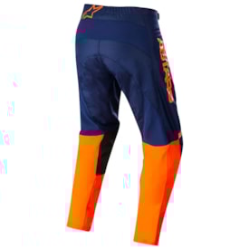 Segunda imagem do produto Calça Alpinestars Fluid Speed 22 Azul Laranja