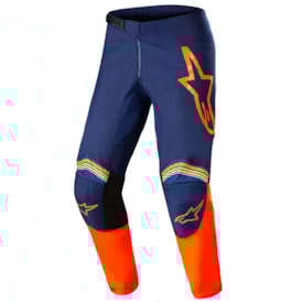 Calça Alpinestars Fluid Speed 22 Azul Laranja