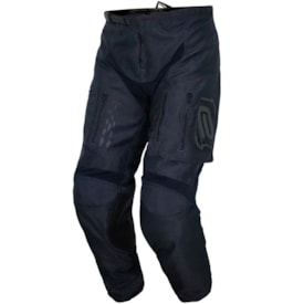Calça Asw 23 Armadillo Preto com Bolso Trilha Enduro