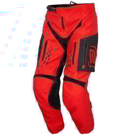 Calça Asw 23 Armadillo Vermelho com Bolso Trilha Enduro