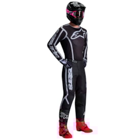 Segunda imagem do produto Calça e Camisa Alpinestars Fluid 26 Apex Preto Cinza