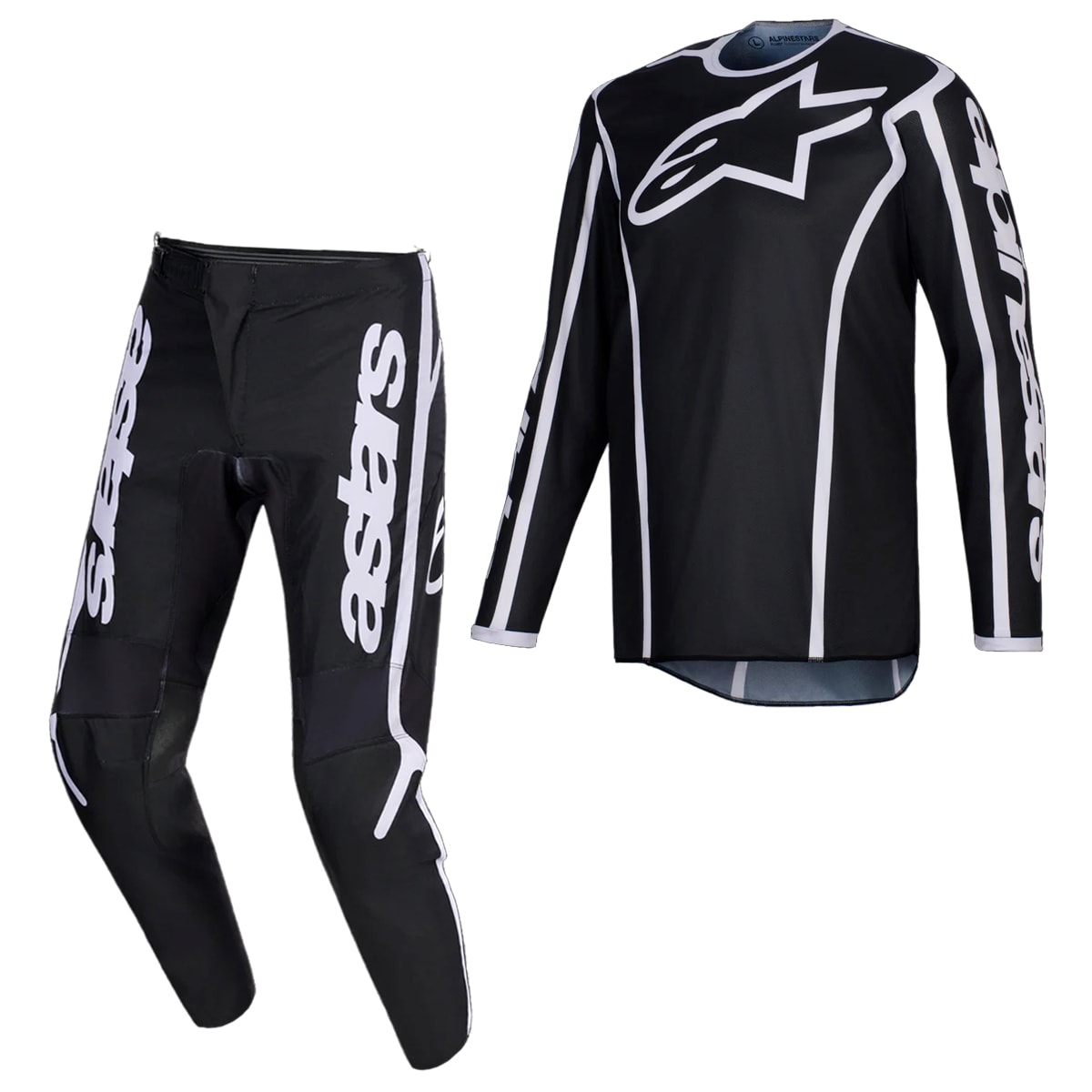Calça e Camisa Alpinestars Fluid 26 Apex Preto Cinza