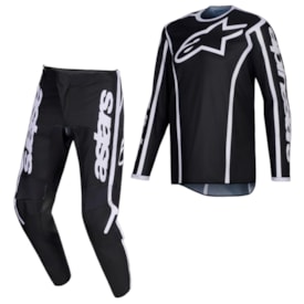 Calça e Camisa Alpinestars Fluid 26 Apex Preto Cinza
