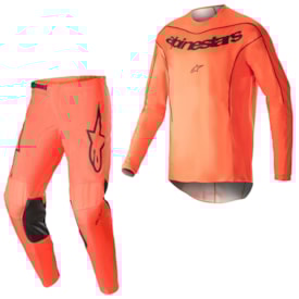 Calça e Camisa Alpinestars Fluid Lurv 23 Laranja