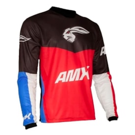 Segunda imagem do produto Calça e Camisa Amx Prime Mx Vermelho Preto
