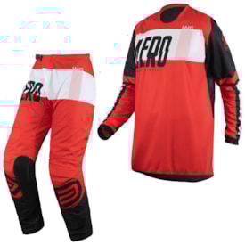 Calça e Camisa Asw 24 Image Split Vermelho Preto