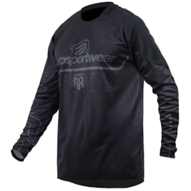 Segunda imagem do produto Calça e Camisa Asw 24 Ranger Preto Trilha Enduro com Bolso