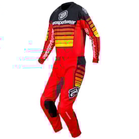 Segunda imagem do produto Calça e Camisa Asw 25 Image Relay Vermelho Preto