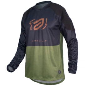 Segunda imagem do produto Calça e Camisa Asw Armadillo 23 Verde com Bolso Trilha Enduro