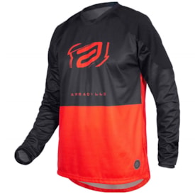 Segunda imagem do produto Calça e Camisa Asw Armadillo 23 Vermelho com Bolso Trilha Enduro