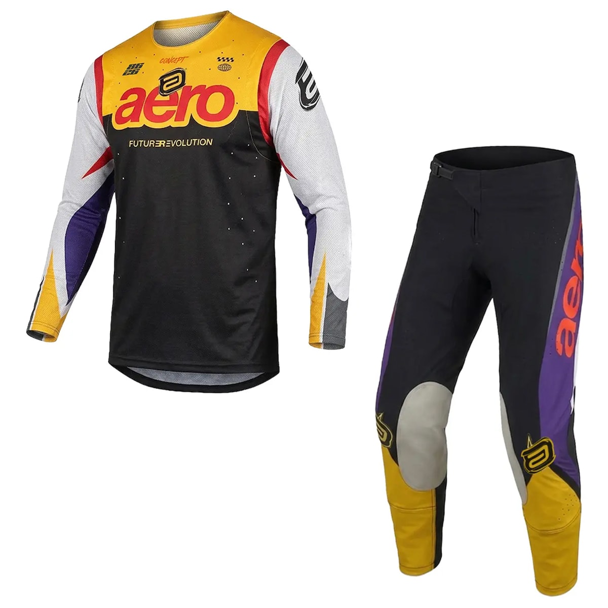 Calça e Camisa Asw Concept Embrace Preto Amarelo
