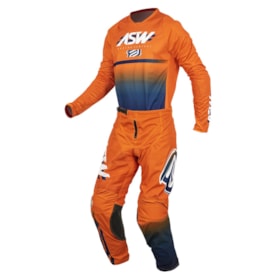 Calça e Camisa Asw Image Code 22 Laranja