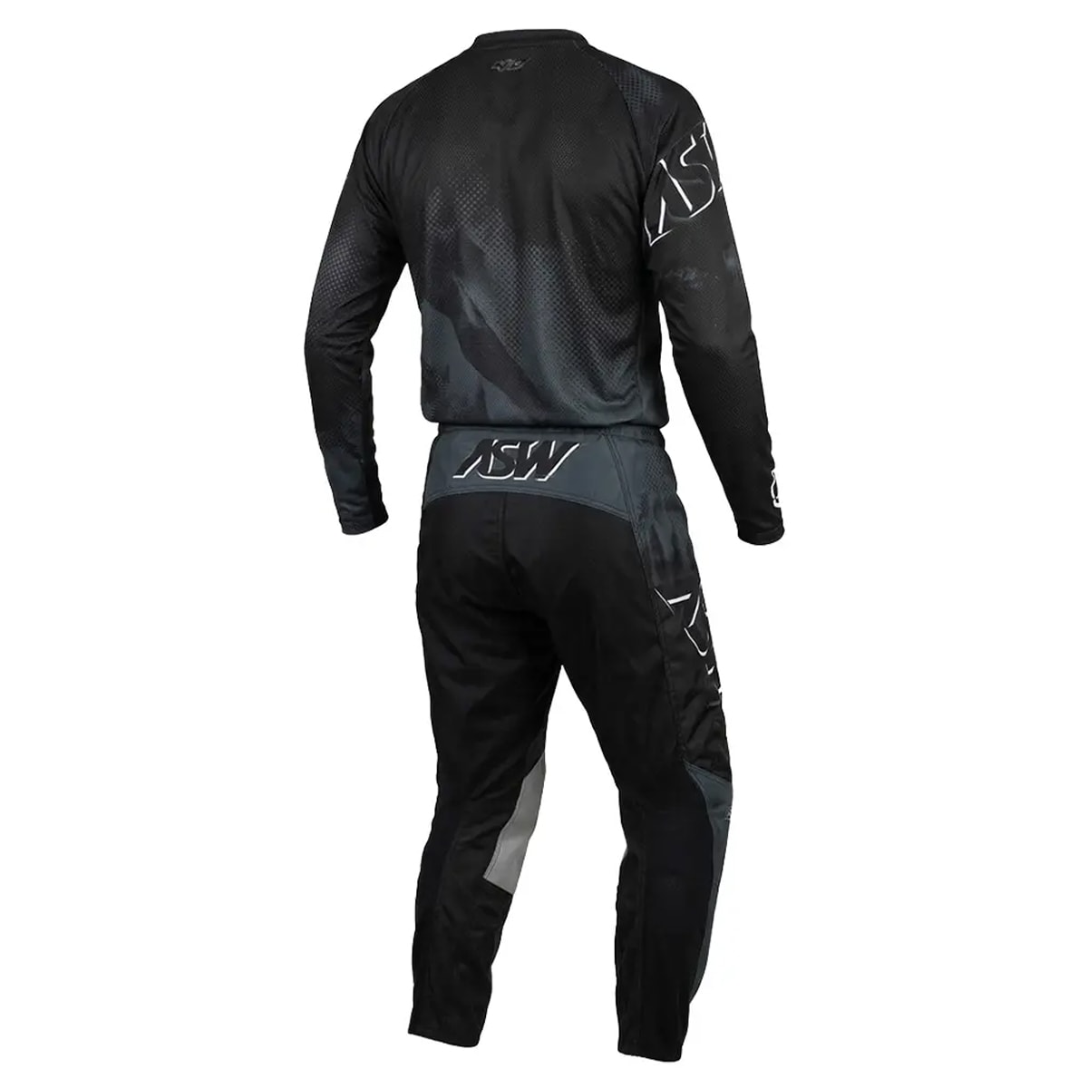 Segunda imagem do produto Calça e Camisa Asw Image Enduro Dots Preto Cinza