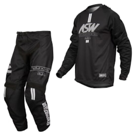 Calça e Camisa Asw Image Minimal 23 Preto