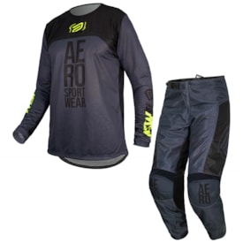Calça e Camisa Asw Vented Twister 23 Chumbo