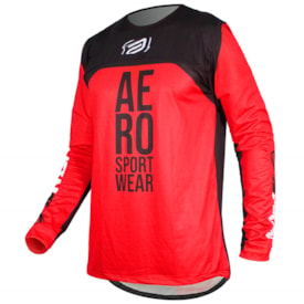 Segunda imagem do produto Calça e Camisa Asw Vented Twister 23 Vermelho Preto