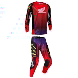 Segunda imagem do produto Calça e Camisa Fox 180 Honda Multicolor