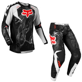 Calça e Camisa Fox 180 Karrera Preto