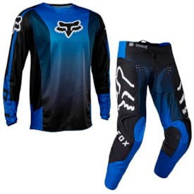 Calça e Camisa Fox 180 Leed Azul