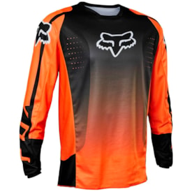 Segunda imagem do produto Calça e Camisa Fox 180 Leed Laranja Fluor