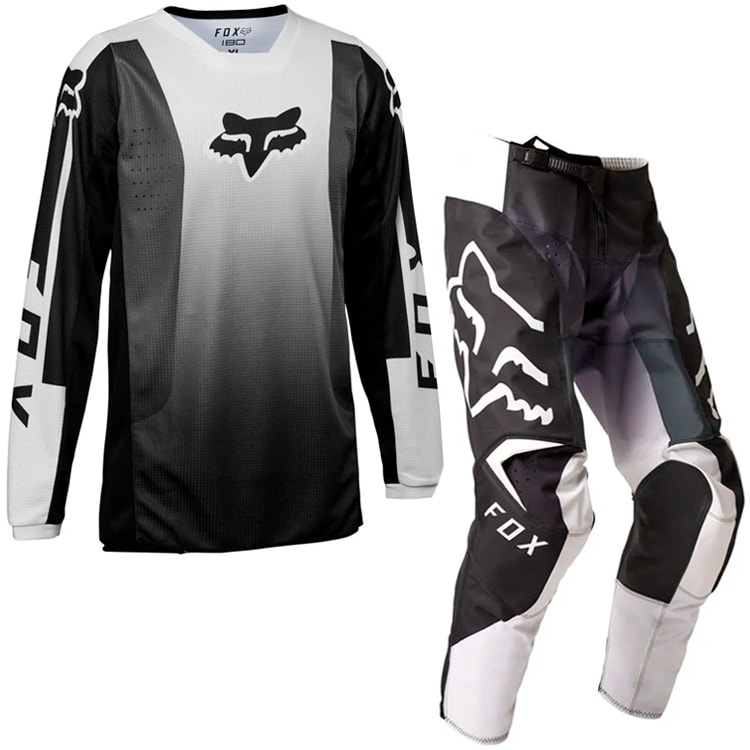 ＃fox衿　カフス　ホワイトfox Colete Fox Mx R3 Branco Motocross Trilha - RF116 Racing Store
