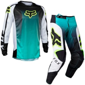 Calça e Camisa Fox 180 Leed Teal