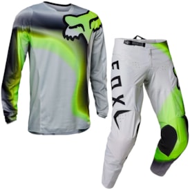 Calça e Camisa Fox 180 Toxsyk Amarelo Fluor