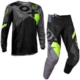 Calça e Camisa Fox 180 Xpozr Preto