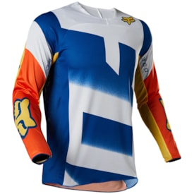 Segunda imagem do produto Calça e Camisa Fox 360 Rkane Laranja Azul