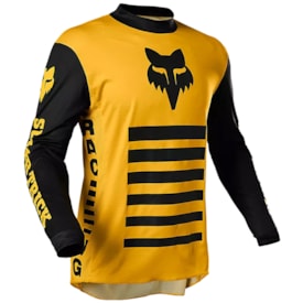 Segunda imagem do produto Calça e Camisa Fox 360 Super Trick LE Preto Amarelo