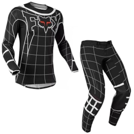 Calça e Camisa Fox Flexair Celz LE Preto