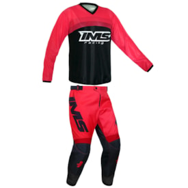 Calça e Camisa Ims Indi Vermelho Preto