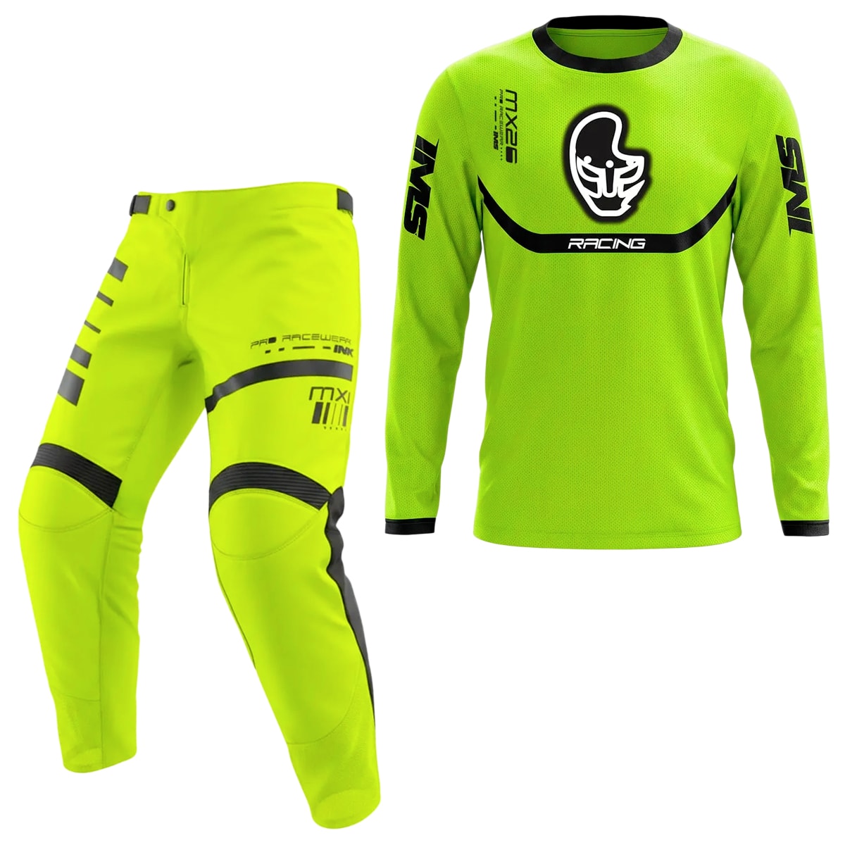 Calça e Camisa Ims Mx 26 Verde Fluor