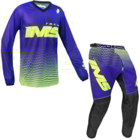 Segunda imagem do produto Calça e Camisa Ims Mx Azul Fluor