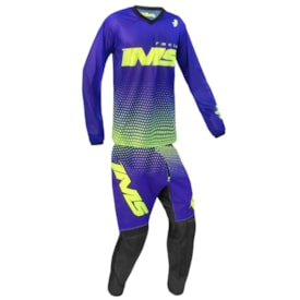 Calça e Camisa Ims Mx Azul Fluor