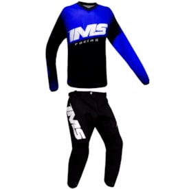 Calça e Camisa Ims Mx Azul Preto