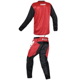 Segunda imagem do produto Calça e Camisa Ims Mx Vermelho Preto