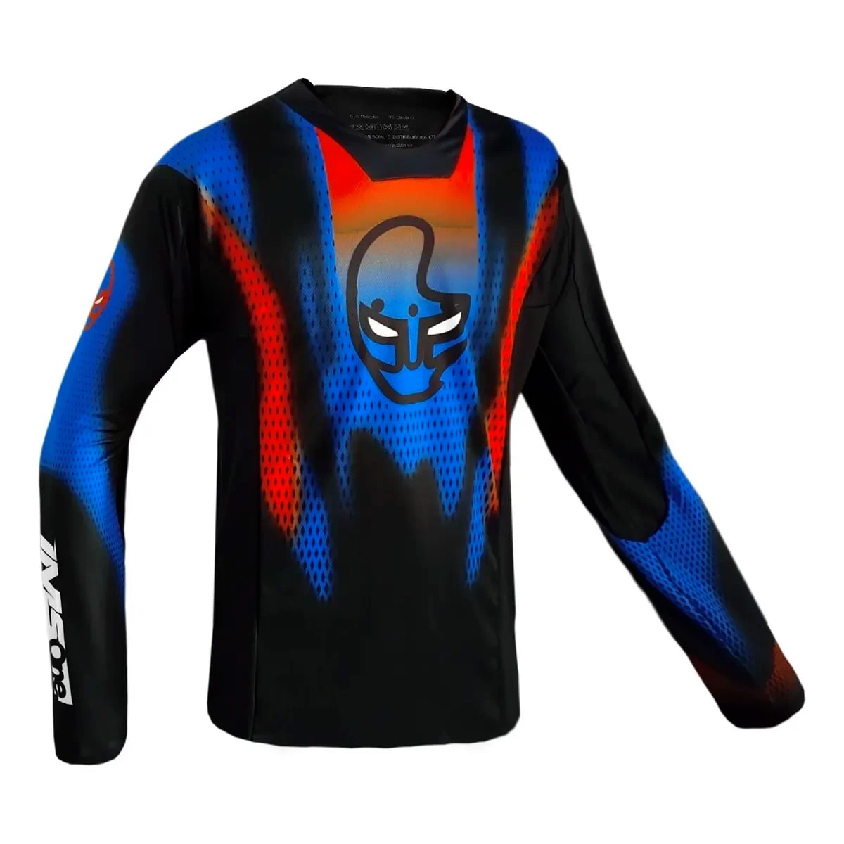 Segunda imagem do produto Calça e Camisa Ims One Gladiador Preto Azul Vermelho