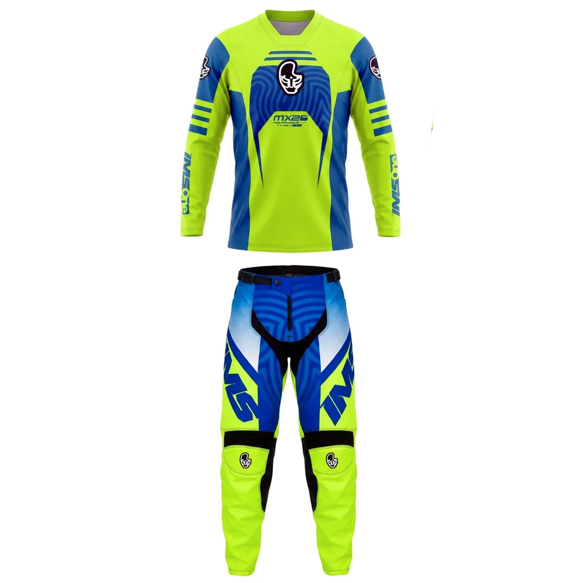 Segunda imagem do produto Calça e Camisa Ims One Revo 2026 Azul Fluor