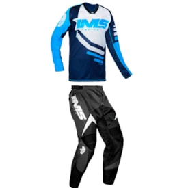 Segunda imagem do produto Calça e Camisa Ims Sprint Azul Preto